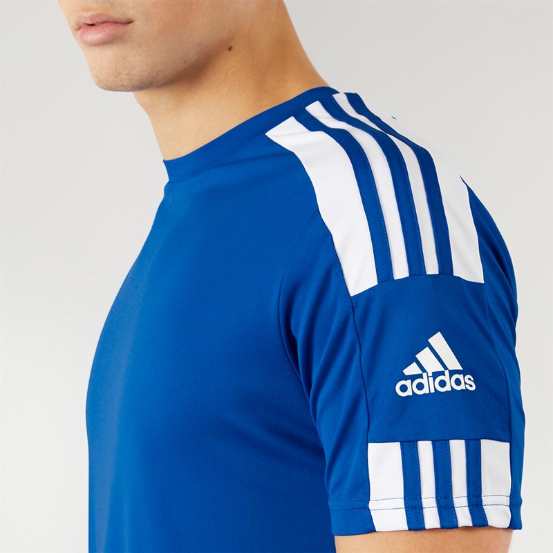 adidas Herren Squadra 21 Trainings T Shirt Team Royal Blau/Weiss