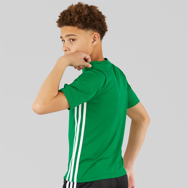 adidas Junior Tabela 23 Trainings T Shirt Team Grün/Weiß