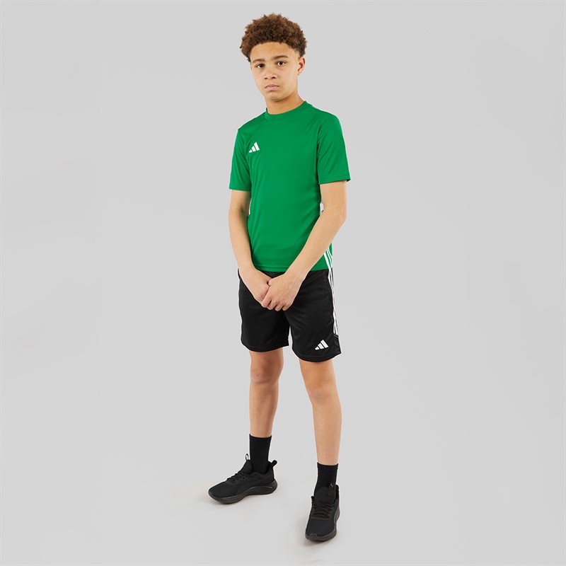adidas Junior Tabela 23 Trainings T Shirt Team Grün/Weiß