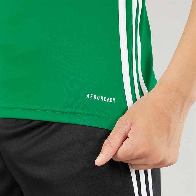 adidas Junior Tabela 23 Trainings T Shirt Team Grün/Weiß