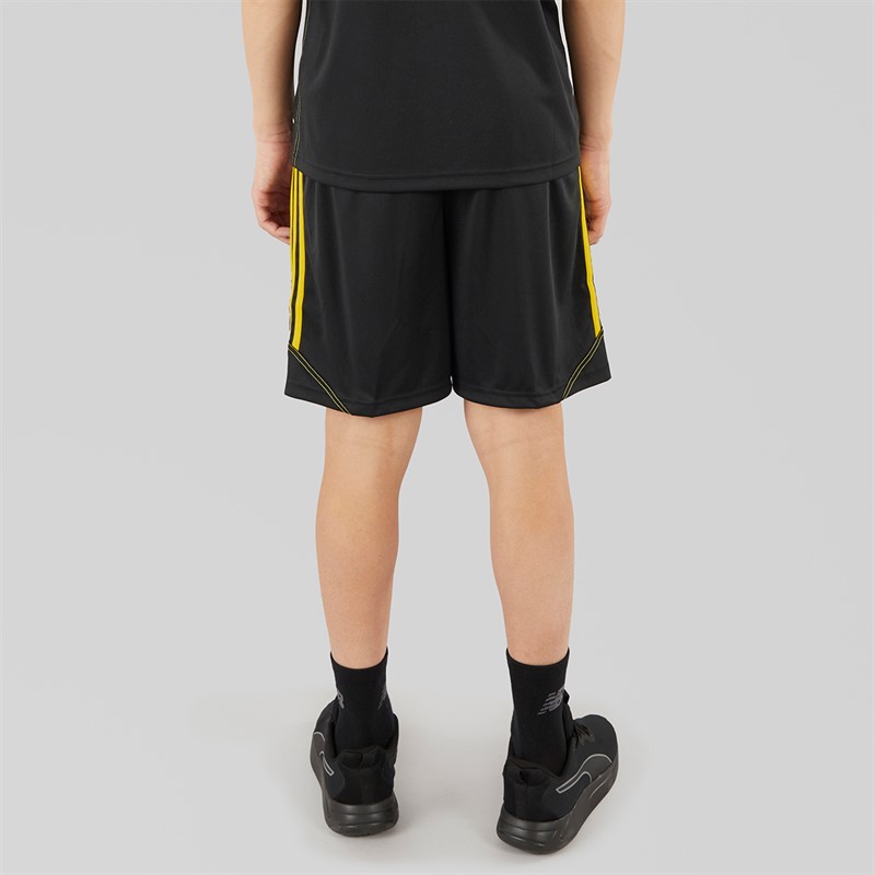 adidas Junior Tiro 23 Club Trainingsshorts Schwarz/Helles Gelb