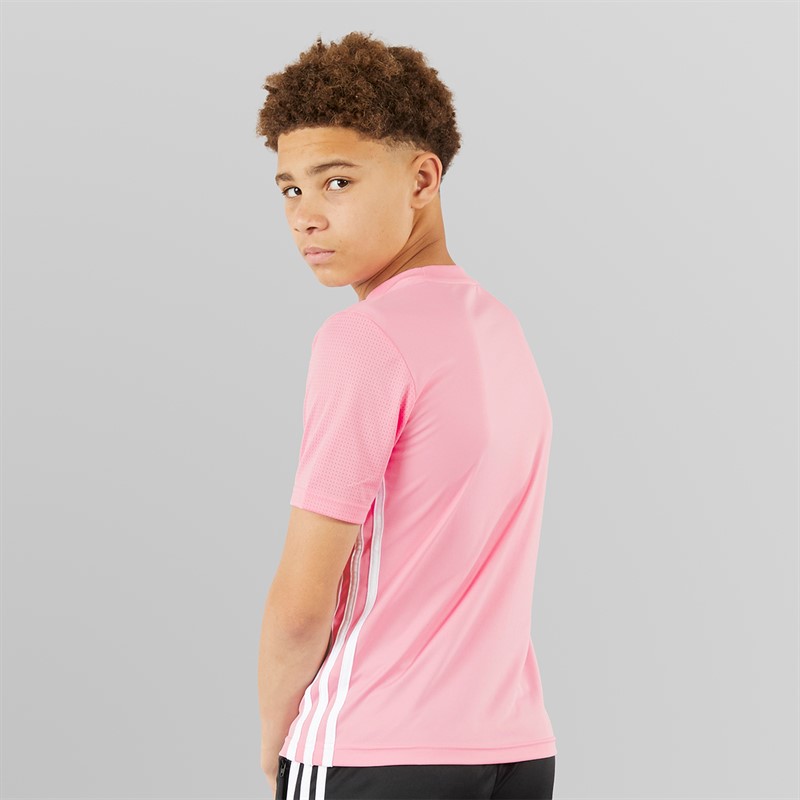 adidas Junior Tabela 23 Trainings T Shirt Hellrosa/Weiß