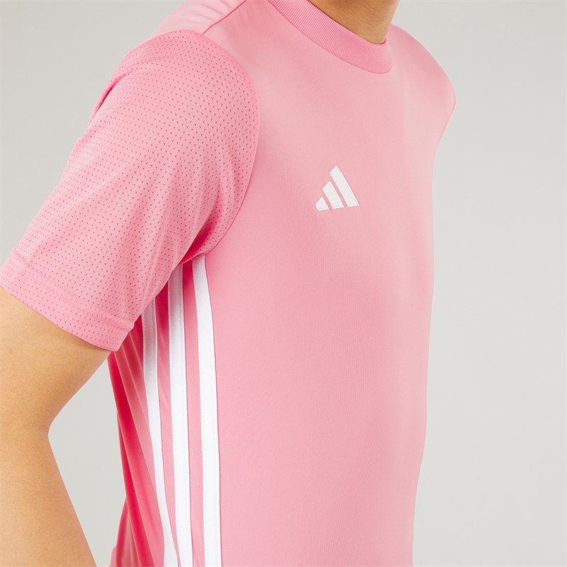 adidas Junior Tabela 23 Trainings T Shirt Hellrosa/Weiß