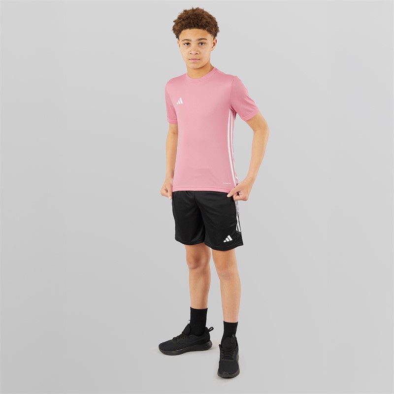adidas Junior Tabela 23 Trainings T Shirt Hellrosa/Weiß