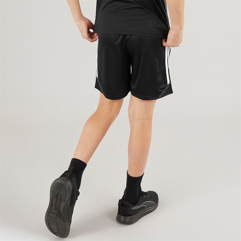 adidas Junioren Tiro 23 Club Trainingsshorts Schwarz/Weiß