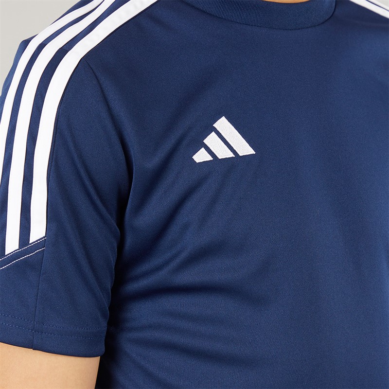 adidas Junior Tiro 23 Club Trainings T Shirt Team Navy Blau 2/Weiss