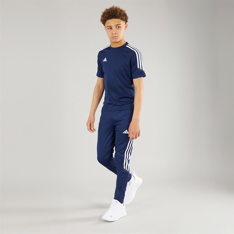 adidas Junior Tiro 23 Club Trainings T Shirt Team Navy Blau 2/Weiss