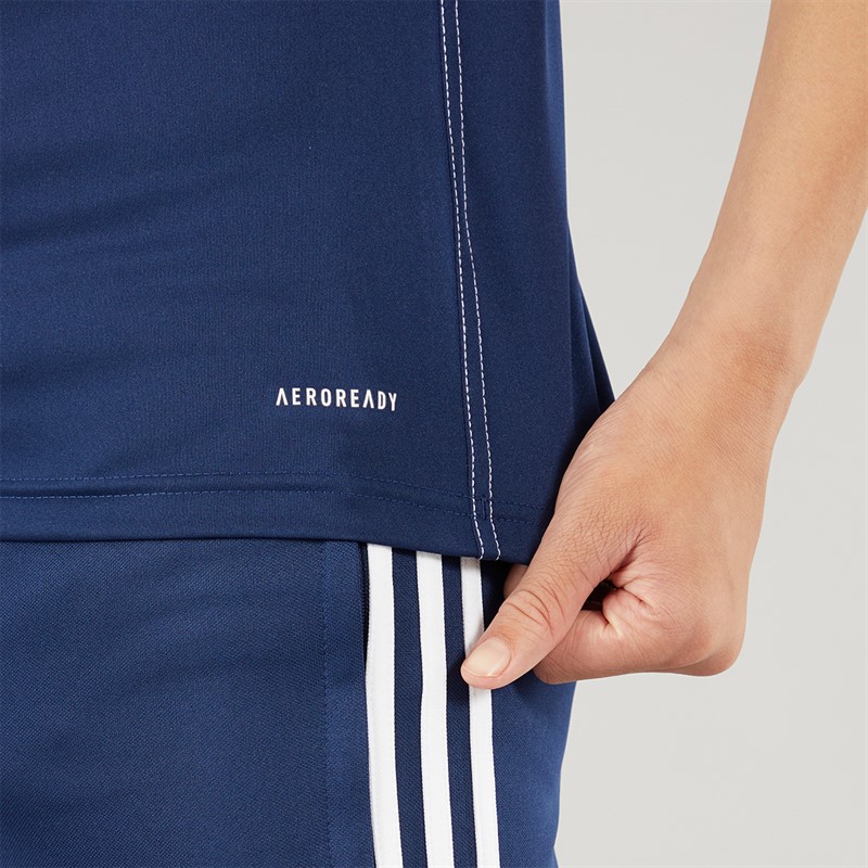 adidas Junior Tiro 23 Club Trainings T Shirt Team Navy Blau 2/Weiss