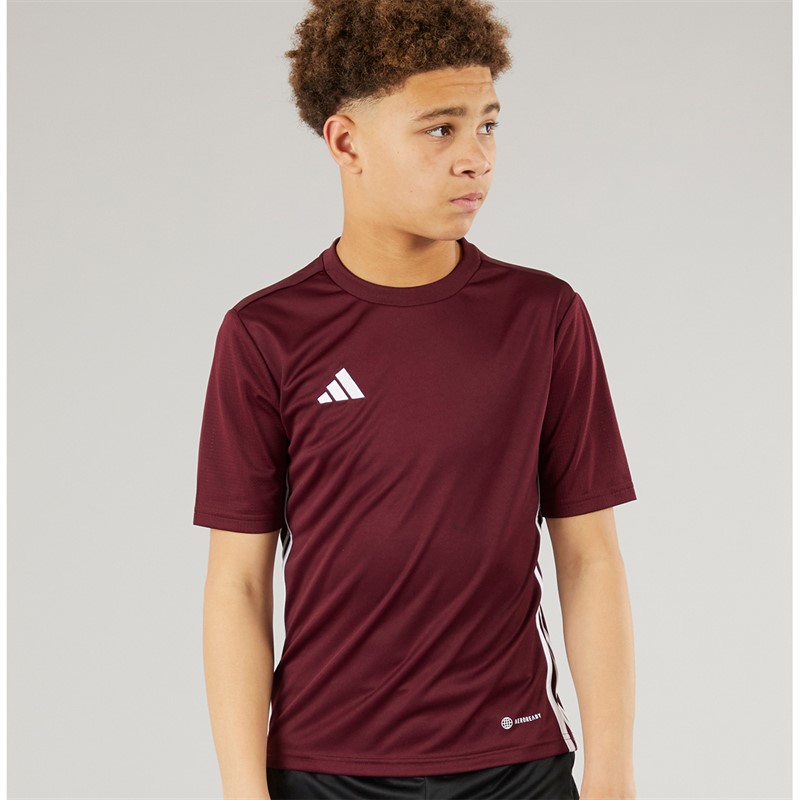 adidas Junioren Tabela 23 Trainings T Shirt Team Maroon 2/White