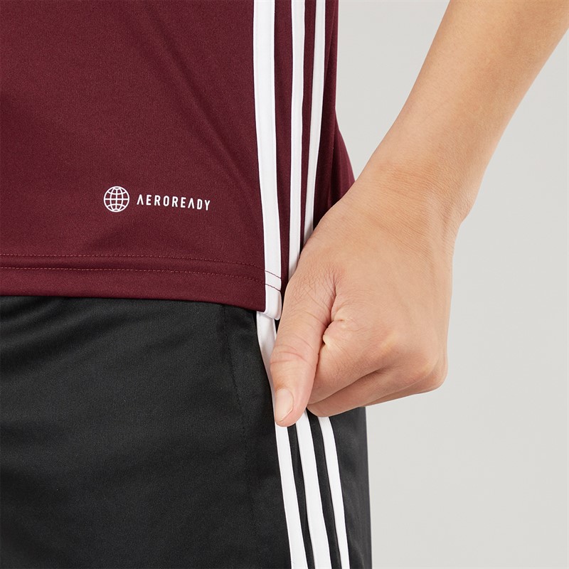 adidas Junioren Tabela 23 Trainings T Shirt Team Maroon 2/White
