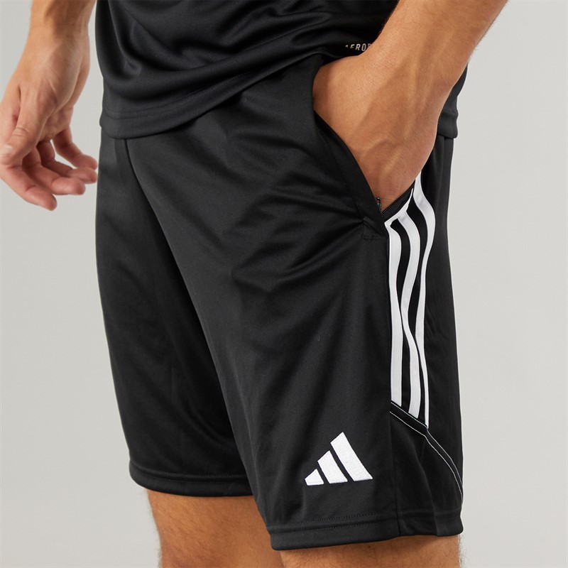 adidas Herren Tiro 23 Club Trainingsshorts Schwarz/Weiß