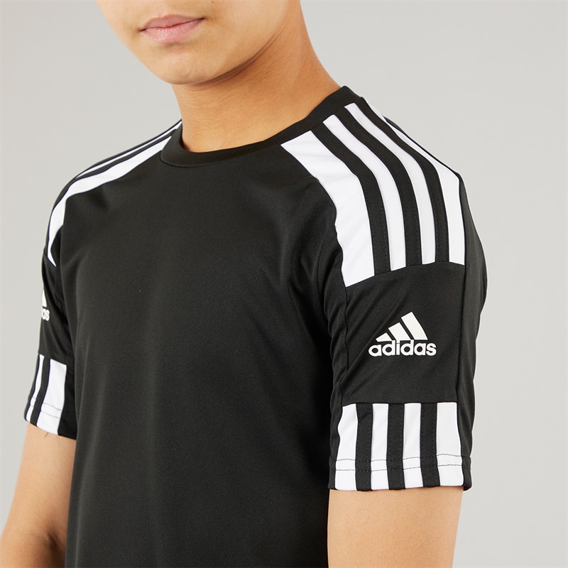 adidas Junior Squadra 21 Trainings T Shirt Schwarz/Weiss