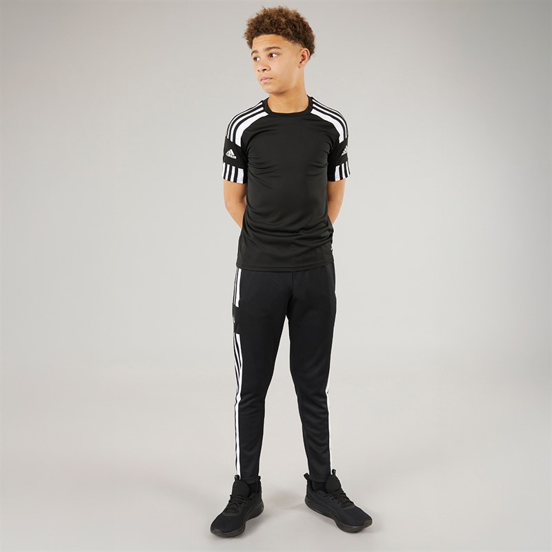 adidas Junior Squadra 21 Trainings T Shirt Schwarz/Weiss