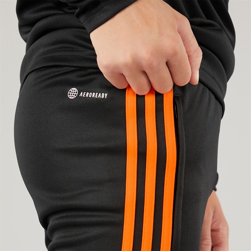 adidas Junior Tiro 23 Club Trainingshose Schwarz/Orange