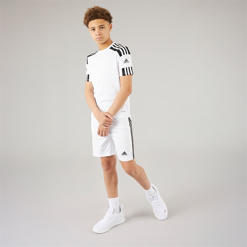 adidas Junior Squadra 21 Shorts Weiß/Schwarz