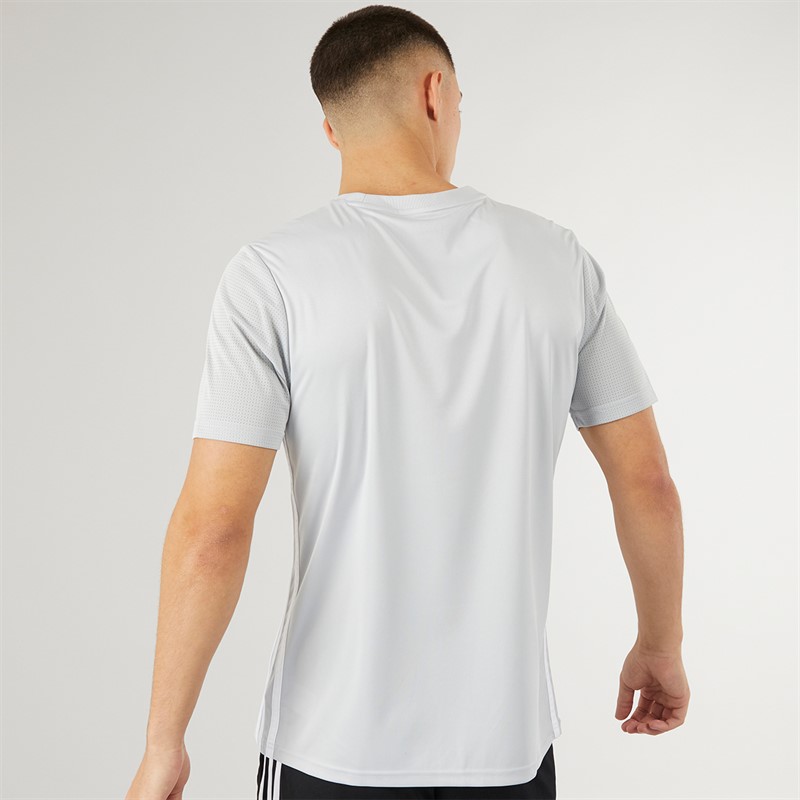 adidas Herren Tabela 23 Trainings T Shirt Hellgrau/Weiss