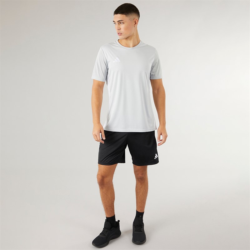 adidas Herren Tabela 23 Trainings T Shirt Hellgrau/Weiss