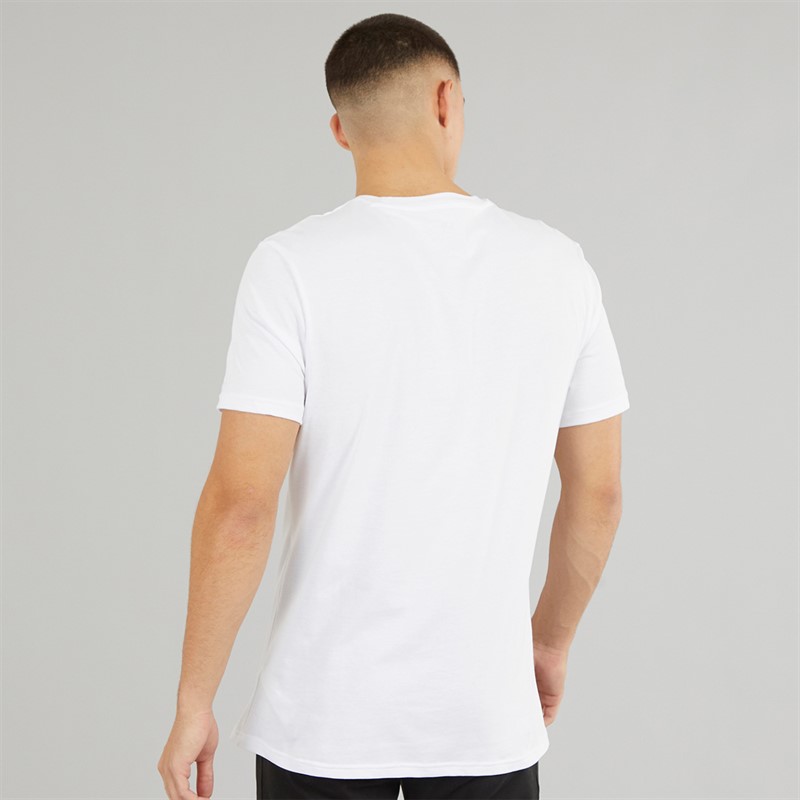 adidas Herren Komfort Flex Baumwolle Drei Pack Rundhals T Shirts Weiß