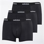 adidas Herren Micro Flex Baumwolle Drei Pack Slips Schwarz