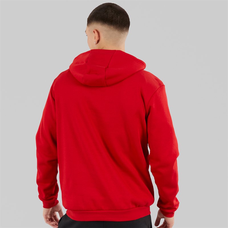 adidas Mens Entrada 22 Pullover Sweat Hoodie Team Power Red