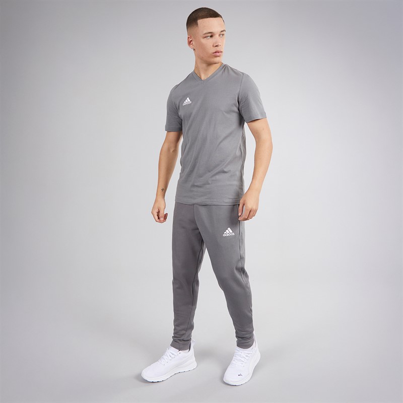 adidas Mens Entrada 22 T-Shirt Team Grey Four