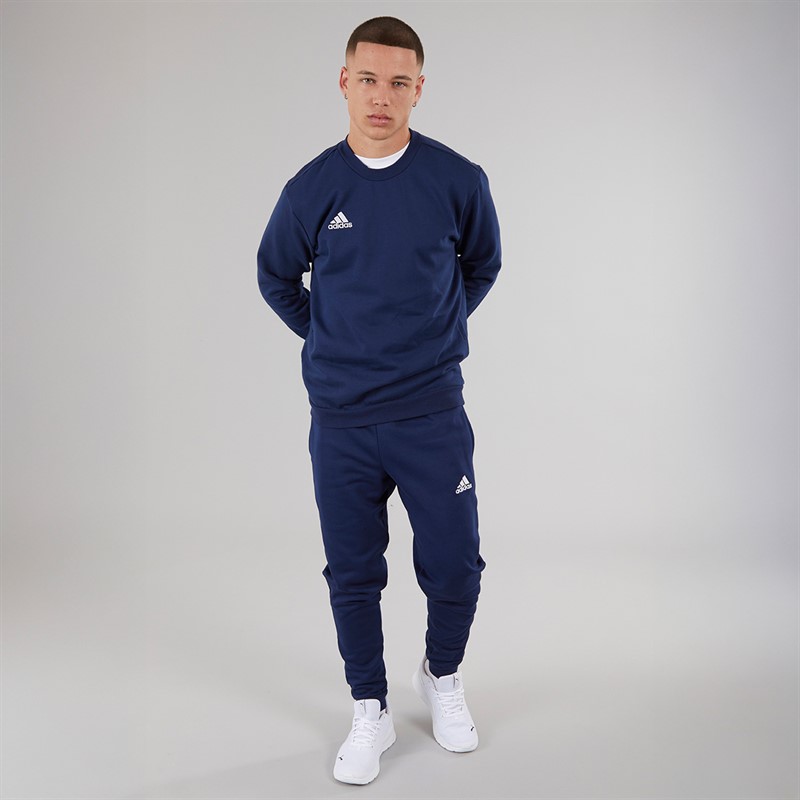 adidas Mens Entrada 22 Sweat Pants Team Navy Blue