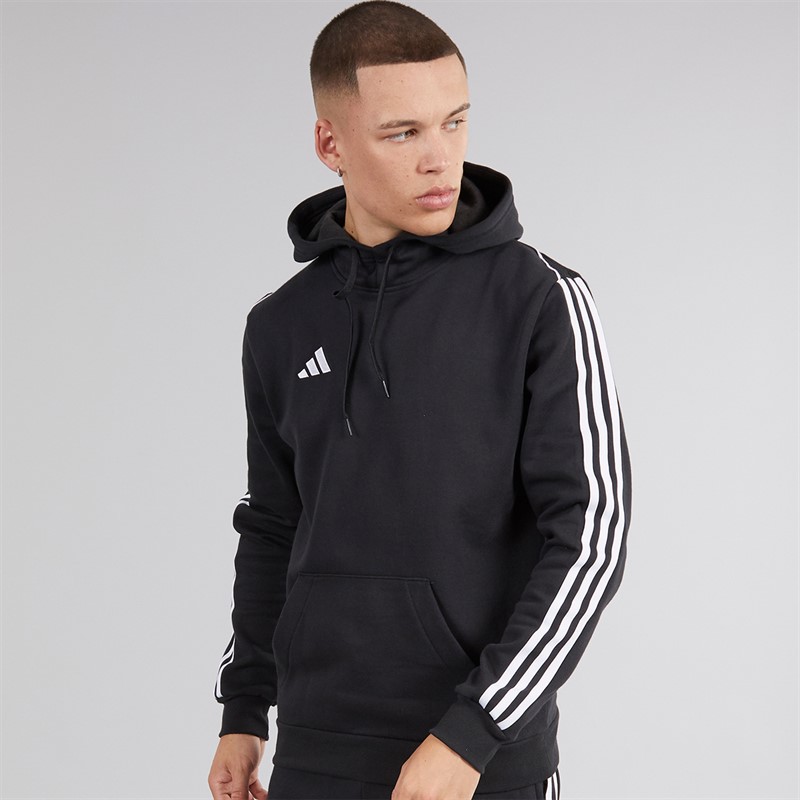 adidas Mens Tiro 23 League Pullover Sweat Hoodie Black