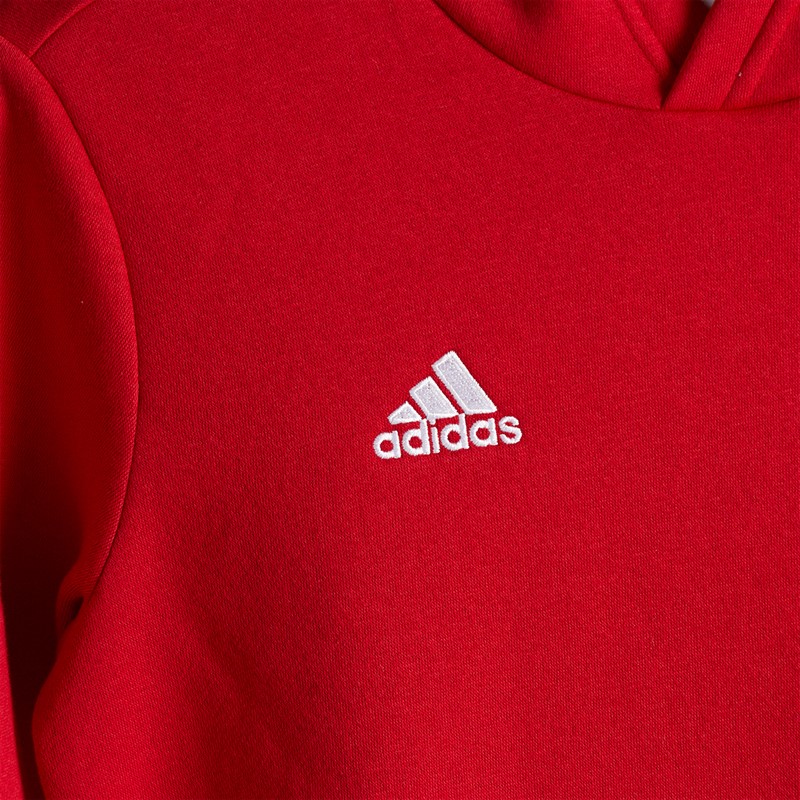 adidas Kids Entrada 22 Pullover Hoodie Team Power Red