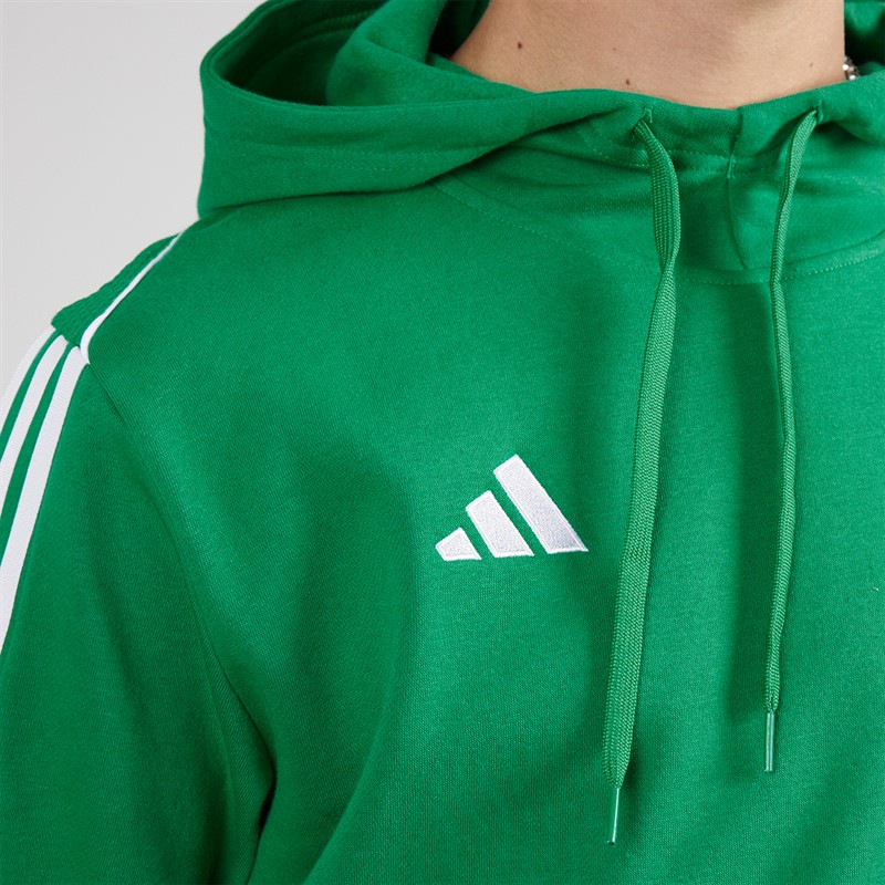 adidas Mens Tiro 23 League Pullover Sweat Hoodie Team Green