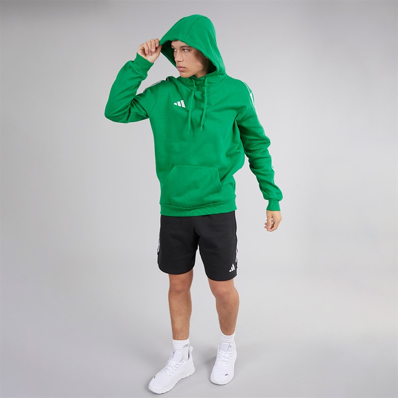 adidas Mens Tiro 23 League Pullover Sweat Hoodie Team Green