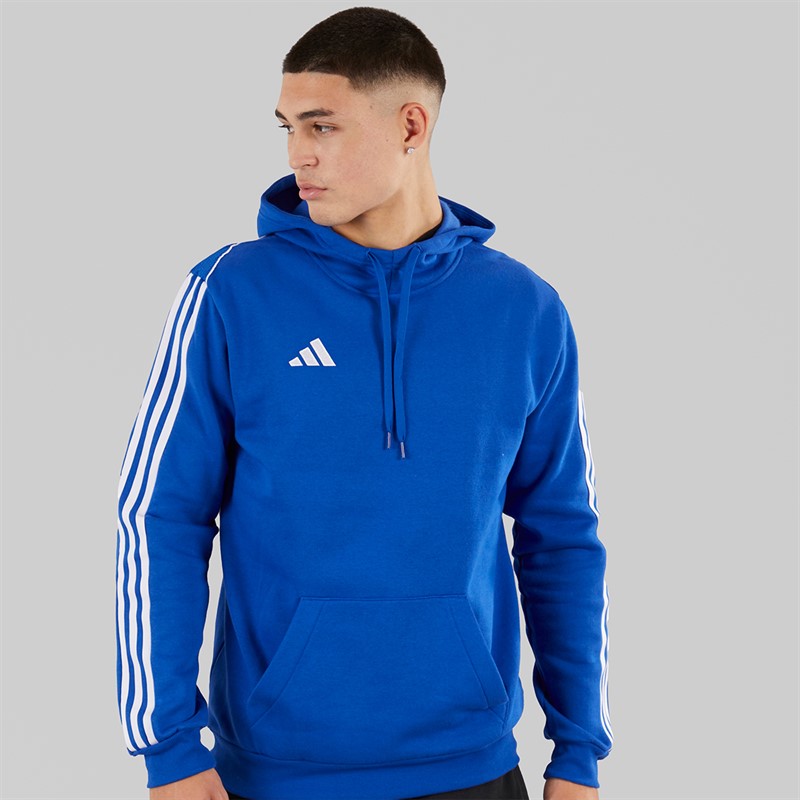 adidas Mens Tiro 23 League Pullover Sweat Hoodie Team Royal Blue