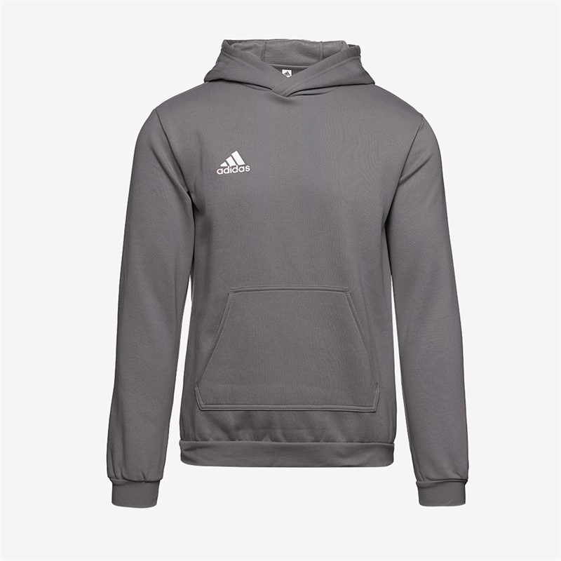 adidas Kids Entrada 22 Pullover Hoodie Team Grey Four