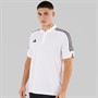 adidas Mens Tiro 23 League Short Sleeve Polo Shirt White