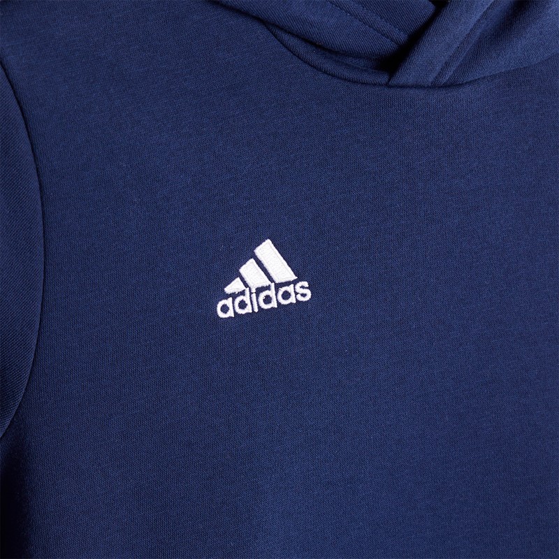 adidas Kids Entrada 22 Pullover Hoodie Team Navy Blue