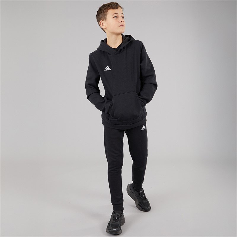 adidas Kids Entrada 22 Pullover Hoodie Black