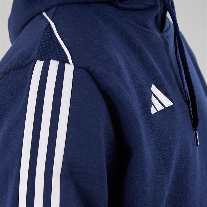 adidas Mens Tiro 23 League Pullover Sweat Hoodie Team Navy Blue