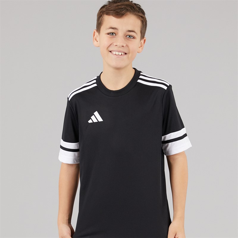 adidas Junior Squadra 25 Training T-Shirt Black/White