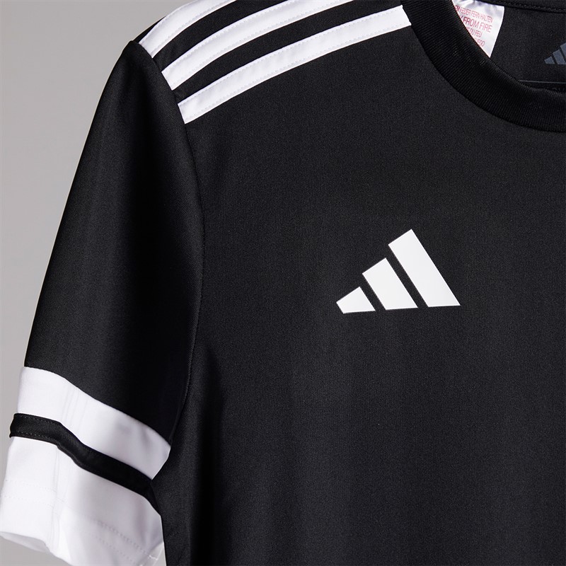 adidas Junior Squadra 25 Training T-Shirt Black/White