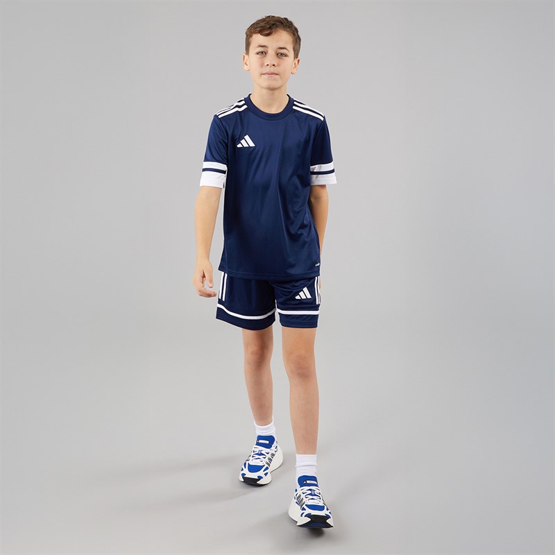adidas Junior Squadra 25 Training T-Shirt Team Navy Blue/White