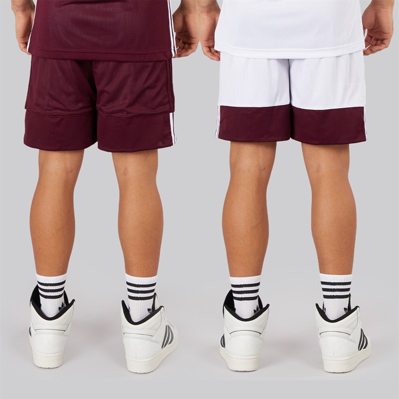 adidas Mens 3G Speed Reversible Basketball Shorts Maroon/White