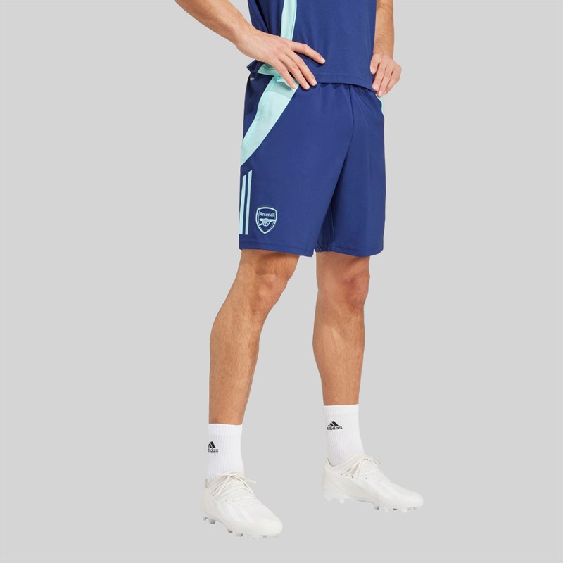 adidas Mens AFC Arsenal Downtime Training Shorts Night Sky