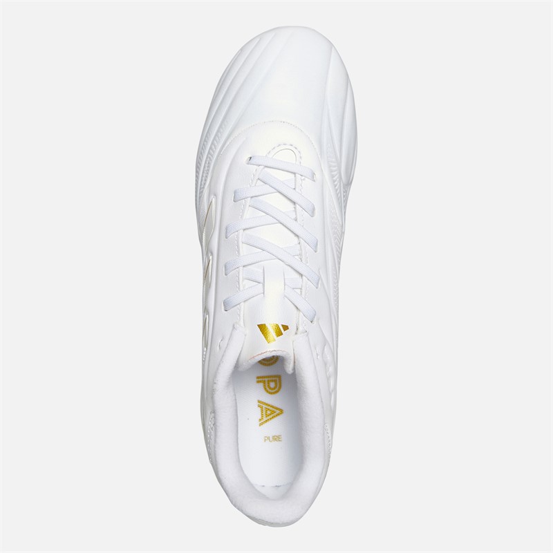 adidas Mens Copa Pure 2 League Dayspark Pack SG Soft Ground Football Boots Cloud White/Cloud White/Gold Metallic