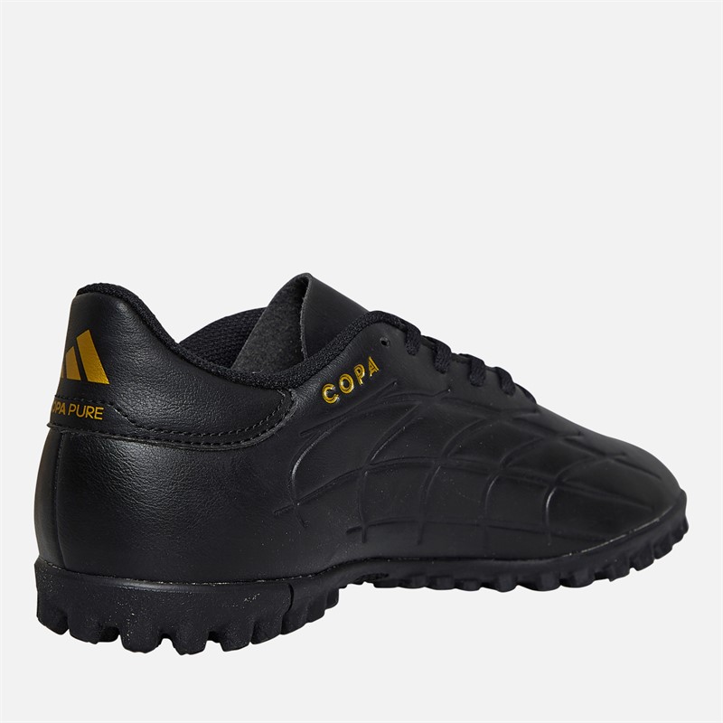 adidas Mens Copa Pure 2 Club TF Astro Football Boots Core Black/Carbon/Gold Metallic
