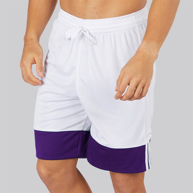 adidas 3G Speed odwracalne spodenki do koszykówki dla niego kolor Collegiate Purple/Biały