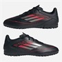 adidas Mens F50 Club TF Astro Football Boots Core Black/Iron Metallic/Lucid Red