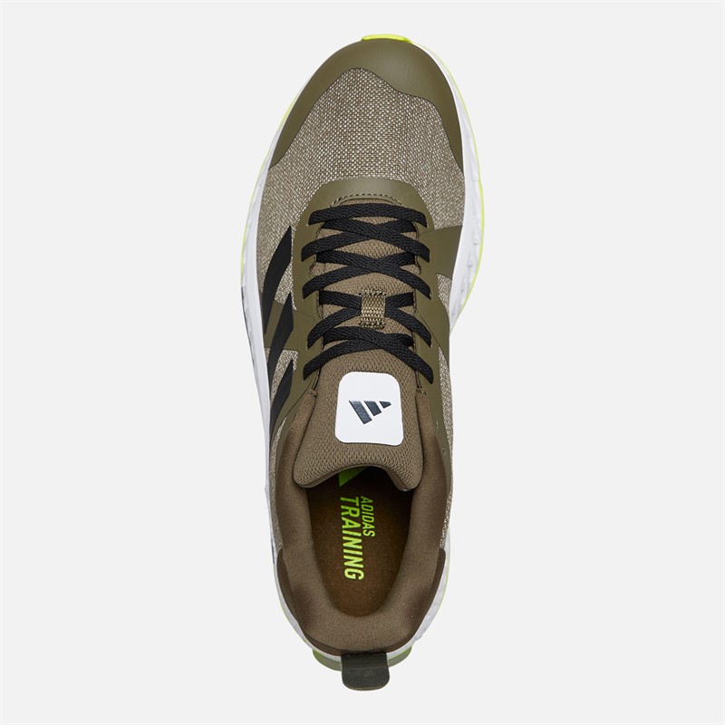 adidas Everyset Training Shoes Olive Strata/Core Black/Lucid Lemon