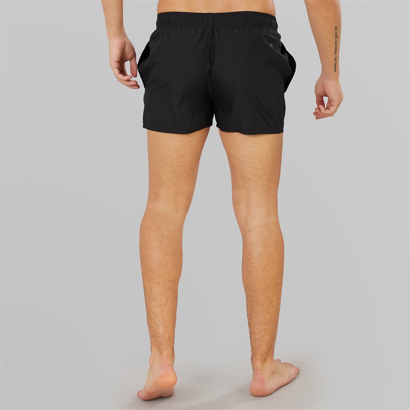 adidas Mens Essentials Logo CLX Swim Shorts Black