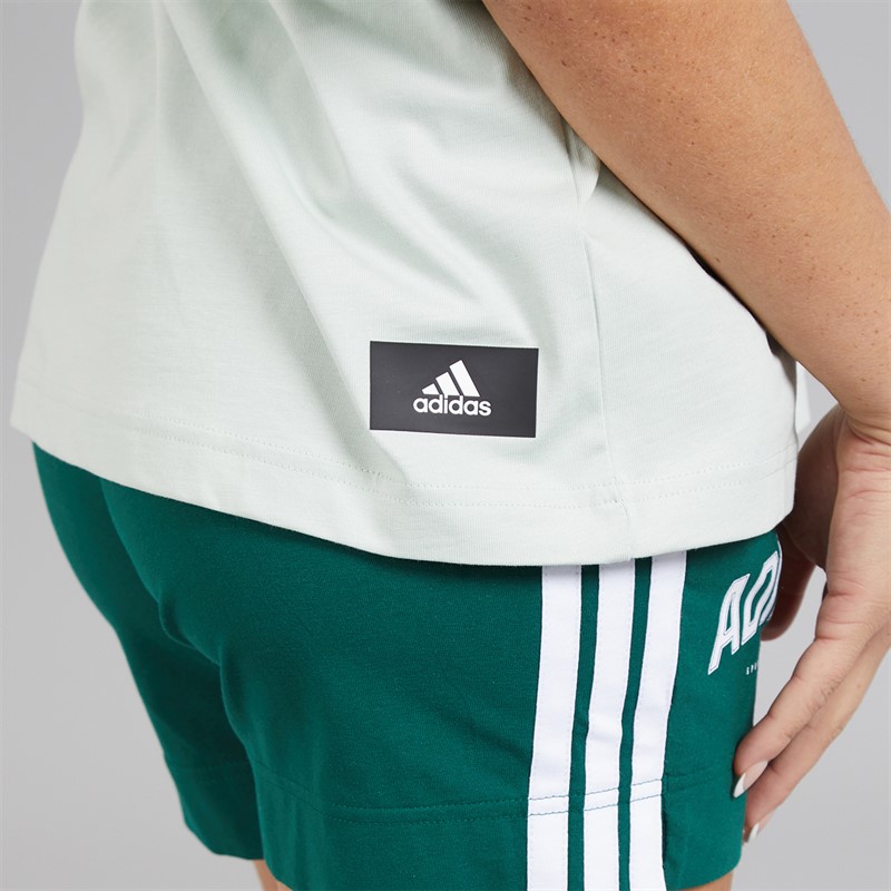 adidas Womens Future Icons Badge Of Sport T-Shirt Linen Green