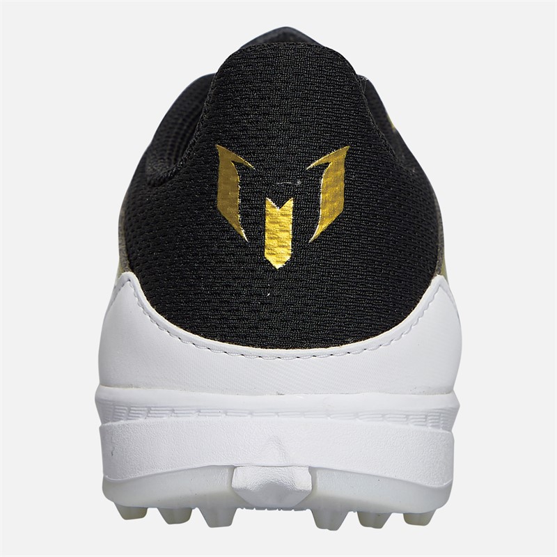 adidas Junior F50 League Messie Golden Triumph Pack TF Astro Football Boots Gold Metallic/Cloud White/Core Black