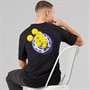 adidas Mens Lounge Still Life Lemons Graphic T-Shirt Black